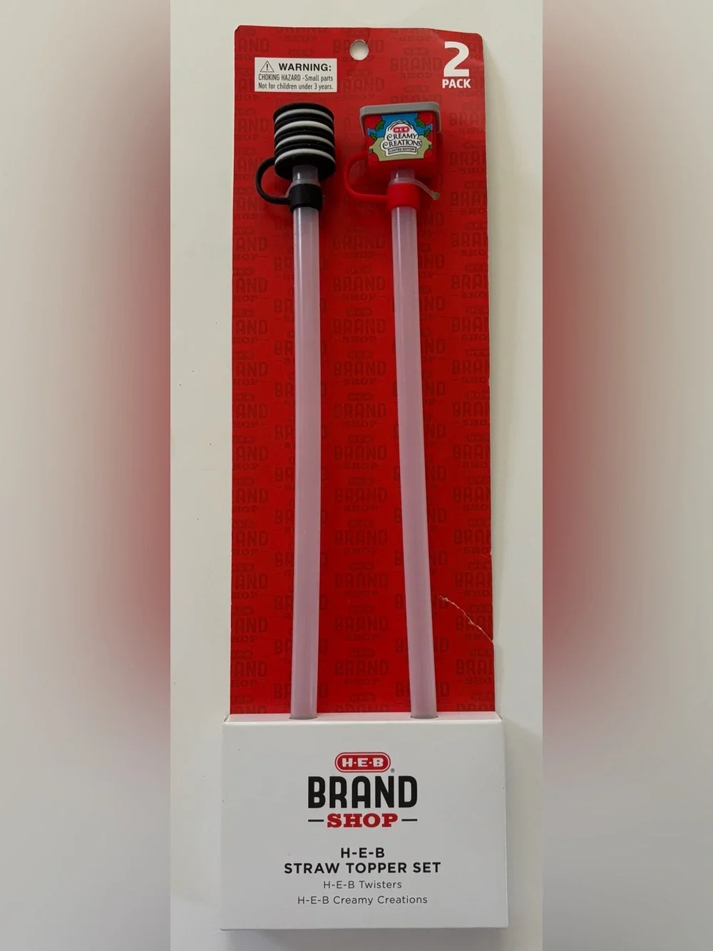 Straw toppers & straws 2 total HEB NEW NWT fits stanleys